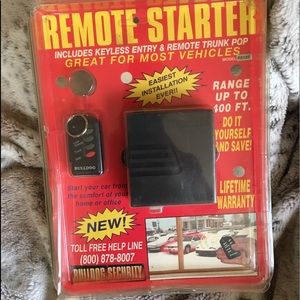 Remote starter kit for older cars new in box